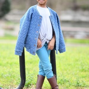 Cat & Jack Blue Quilted Jacket for Kids